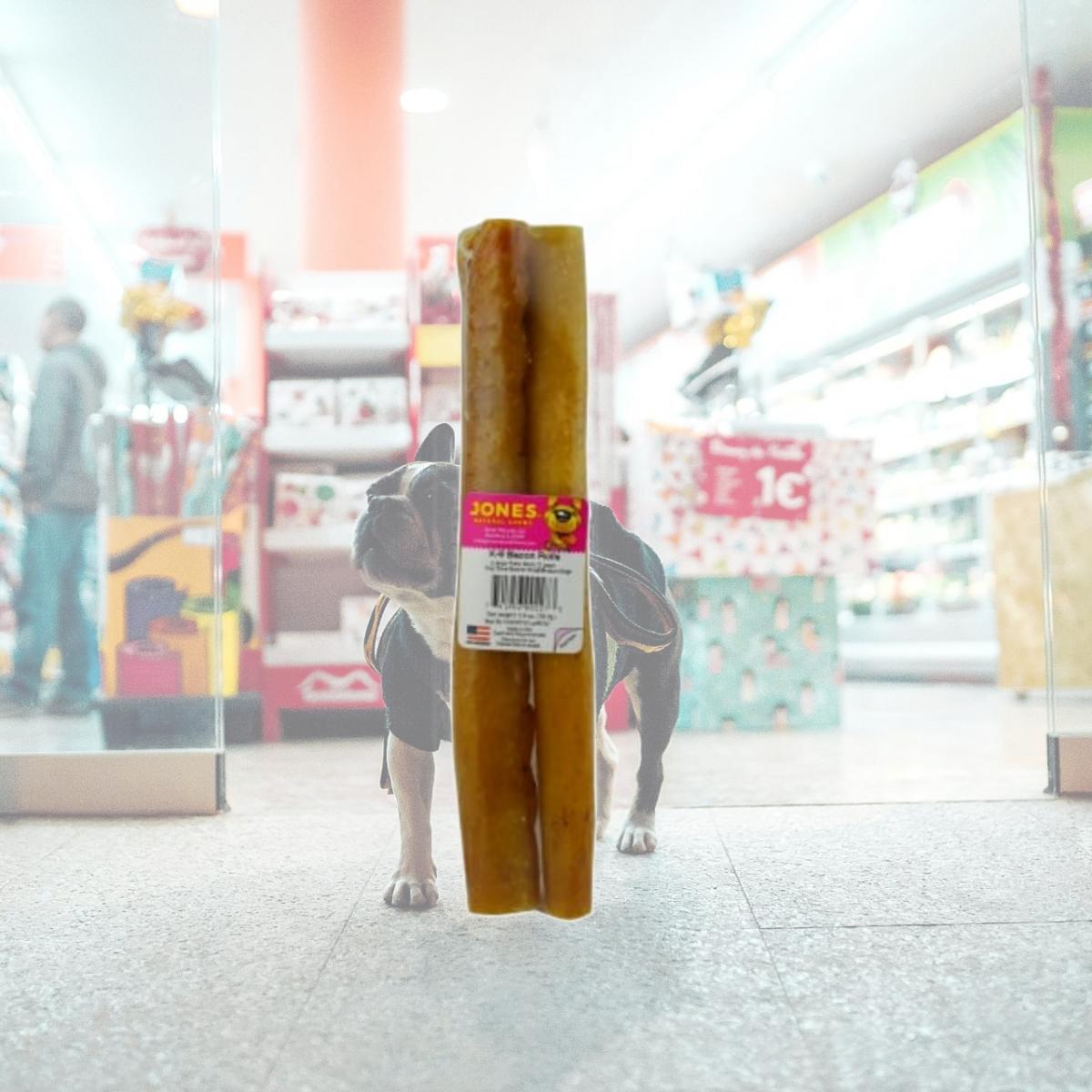Picture of Jones Natural Chews 236510 K9 Bacon Rolls Dog Treat - Pack of 2