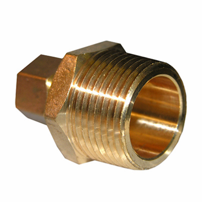 0.375 in. Compression x 0.75 in. Male Pipe Thread Brass Adapter