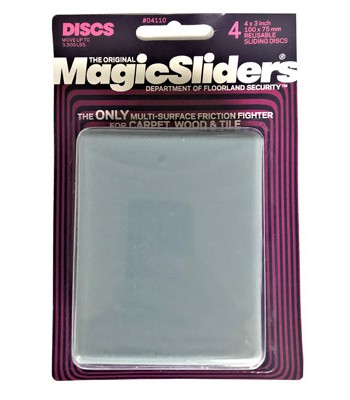4 x 3 in. Reusable Sliding Disc - Pack of 4