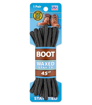 Picture of Westminster Pet Products 237010 Stay-Ty Waxed Boot Lace  Brown - 45 in. Pack of 6