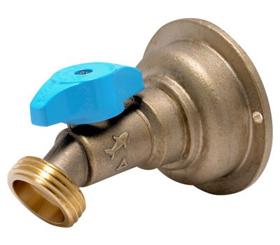 239571 No-kink Quater Turn Male Hose Thread Hose Bibb - 0.75 x 0.75 in.