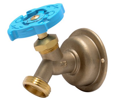 Hose Bibb, 12 x 34 in Connection, MHT, 200 psi Pressure, MultiTurn Actuator, Brass Body