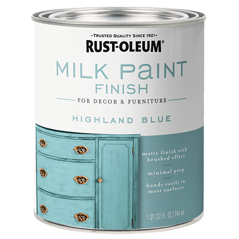 Milk Paint Finish - High Land Blue