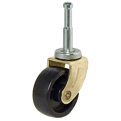 1.62 in. TruGuard Wheel Caster, Black - Pack of 2