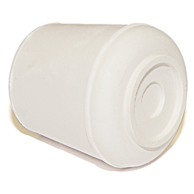 235871 0.62 in. TruGuard Rubber Leg Tip, Off White - Pack of 4