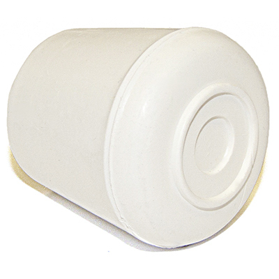 1 in. TruGuard Rubber Leg Tip, Off White - Pack of 4