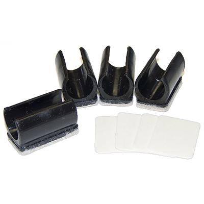 235961 0.75 - 0.87 in. TruGuard Heavy Duty Snap On Felt Glides with Adhesive, Tan - Pack of 4