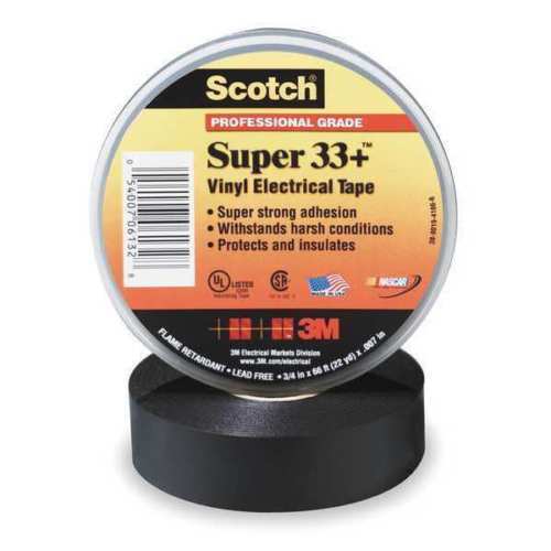 Picture of 3M 240382 0.75 in. x 66 ft. Scotch Vinyl Electrical Tape&#44; Black