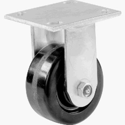 6 in. Phenol Rigid Plate Caster