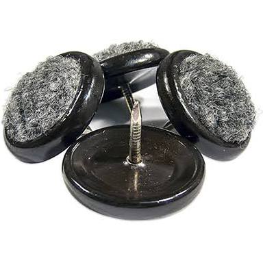 235869 1.25 in. TG Gray Glide - Pack of 4