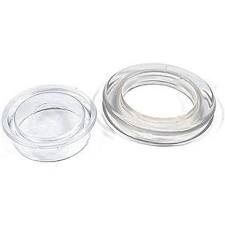 2 in. Plastic Clear Umbrella Ring Cap Set