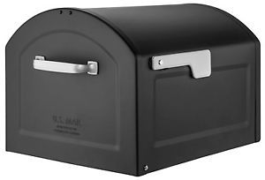 Picture of Architectural Mailboxes 238389 Centennial Post-Mount Mailbox&#44; Black - Extra Large