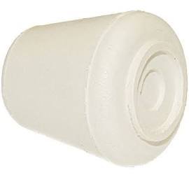239472 0.5 in. Rubber Leg Tip, White