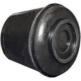 239481 1 in. Rubber Leg Tip, Black