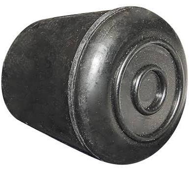 1.12 in. Rubber Leg Tip, Black