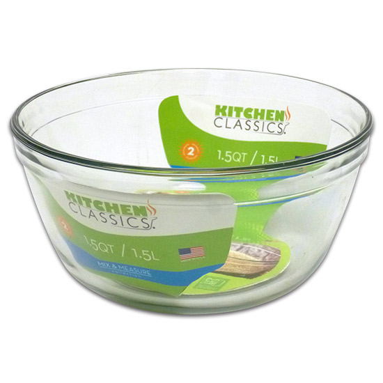 Picture of Libra 240461 1.5 Quarts Glass Mixing Bowl