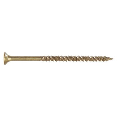 1.25 in. x 8 Power Pro Bronze Ceramic Exterior Screw, Pack of 75