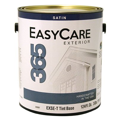 220207 1 gal EXSE-T Easycare 365 Tint Base Exterior Latex House Paint, Durable Acrylic Satin -  True Value Manufacturing