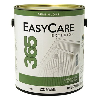 220201 1 gal EXS-9 Easycare 365 White Exterior Latex House Paint, Durable Acrylic Semi-Gloss -  True Value Manufacturing