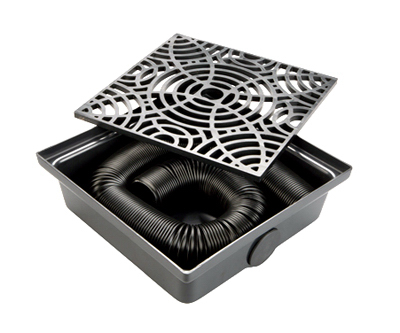 StealthDrain Low Profile Catch Basin - Black