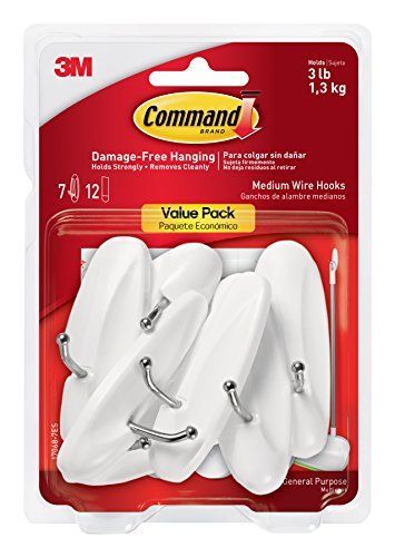 Picture of 3M 243241 Medium Wire Hooks, Pack of 7