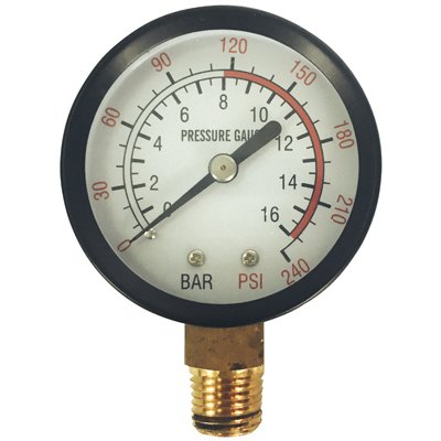 239193 0-250 psi Master Mechanic Gauge