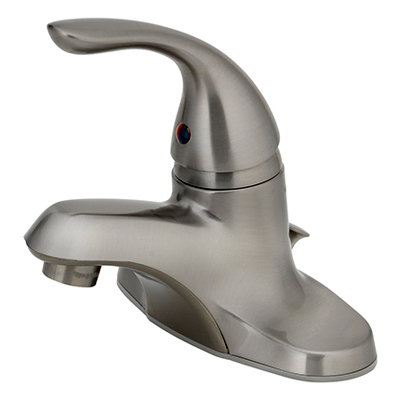 Picture of Homewerks Worldwide 242094 HomePointe Lavatory Faucet with Single Lever Handle - PVD Brushed Nickel