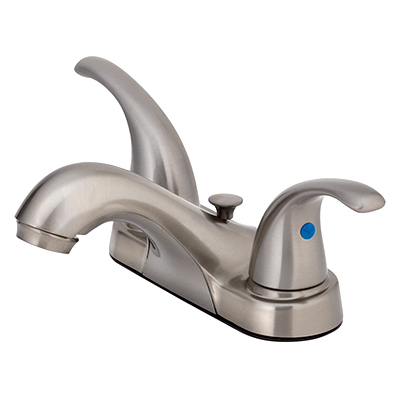 Picture of Homewerks Worldwide 242111 4 in. HomePointe Centerset Lavatory Faucet with 2 Handle - Brushed Nickel