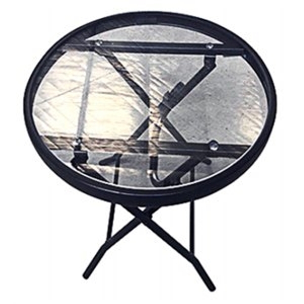 16 in. Marbella Round Steel Side Table