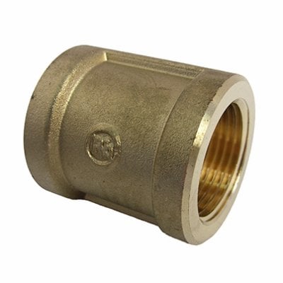 0.75 in. Female x Female Pipe Thread Brass Coupling