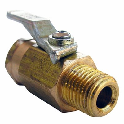 207860 0.25 Female Pipe Thread x 0.25 in. Male Pipe Thread Brass Ball Valve Pack of 6