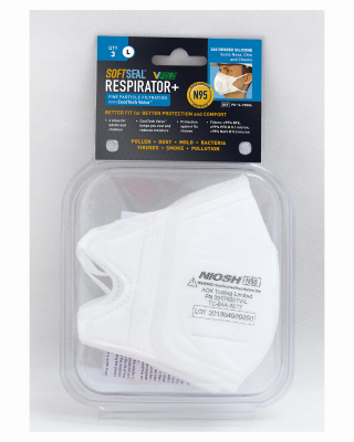 Picture of DDME 240766 N95 Softseal Valved Mask - Large, Pack of 3