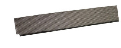 243159 3 ft. Lock in Gutter Guard - Black