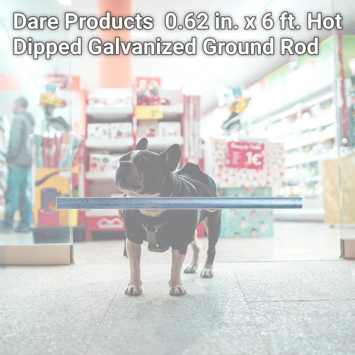Picture of Dare Products 243553 0.62 in. x 6 ft. Hot Dipped Galvanized Ground Rod