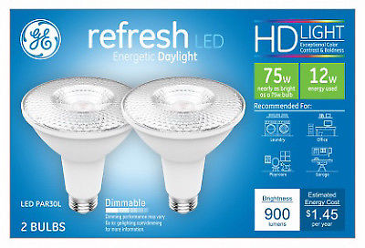 12W Par30 Shape Daylight Light Color Diffused Bulb - Pack of 2
