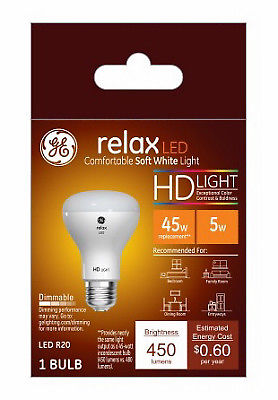 240192 5W R20 Shape Soft White Light Color Bulb