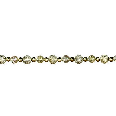 Picture of Dyno Seasonal Solutions 238827 8 ft. Traditions Bead Garland - Copper&#44; Gold & Bronze