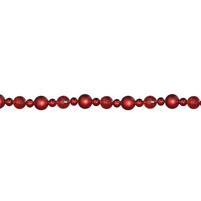 Picture of Dyno Seasonal Solutions 238828 8 ft. Matte Traditions Bead Garland - Crimson&#44; Ruby & Red