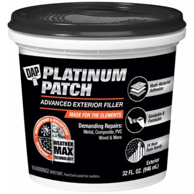 32 oz Platinum Patch Advanced Exterior Filler -  DAP, DA647284