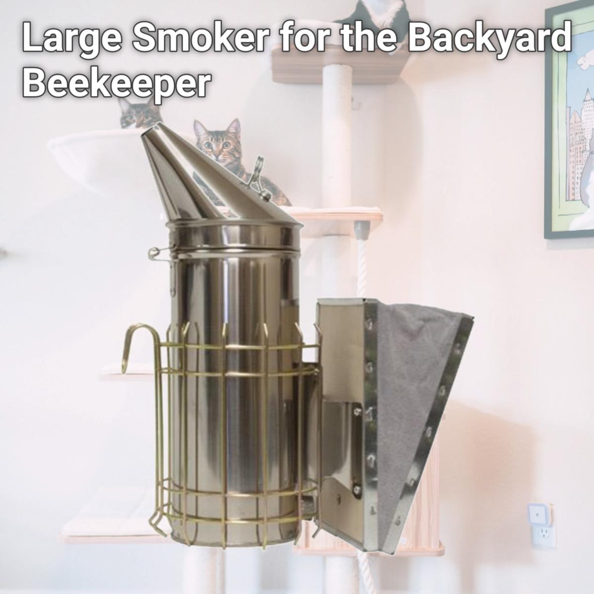 Picture of Harvest Lane Honey 202573 Large Smoker for the Backyard Beekeeper