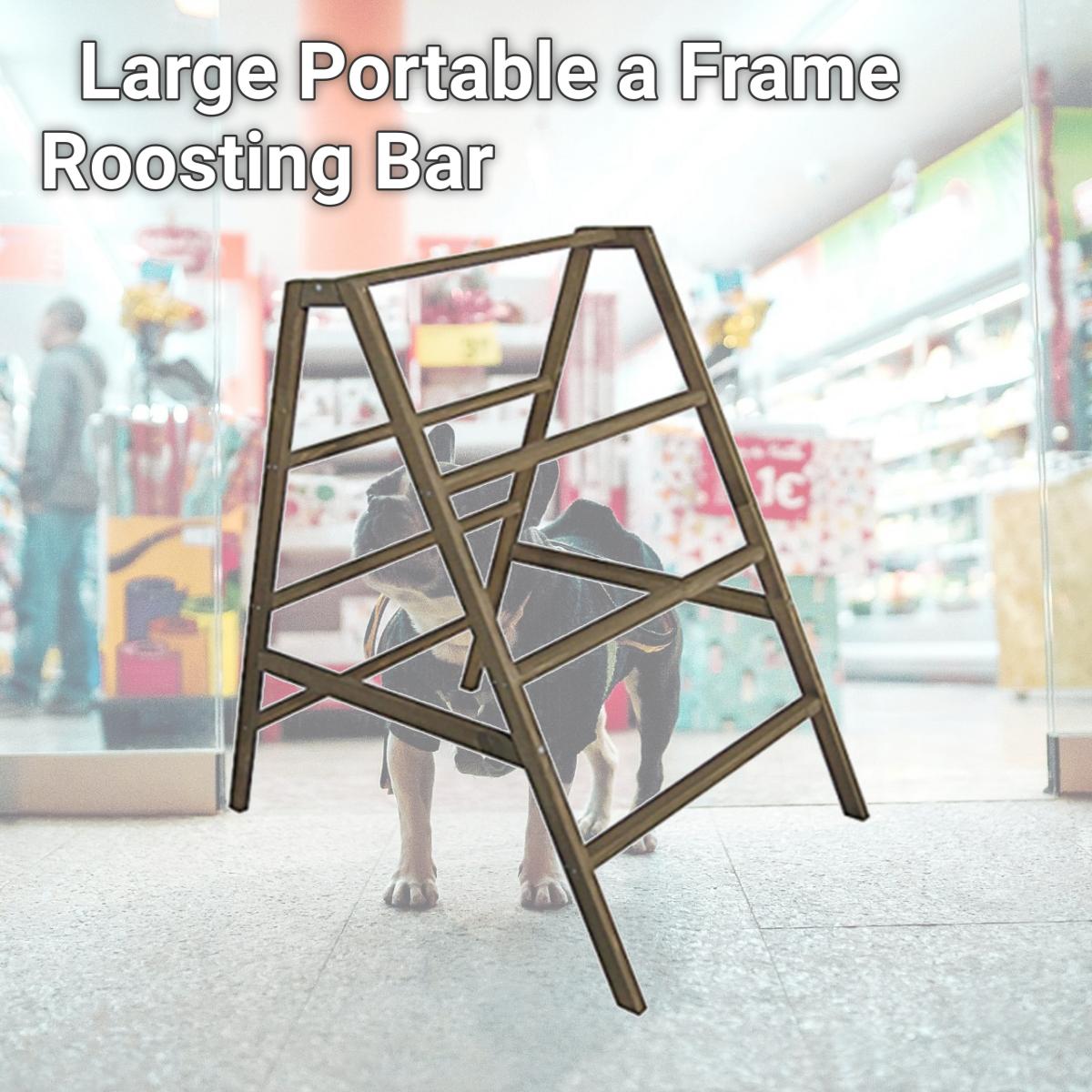Picture of Innovation Pet 242680 Large Portable a Frame Roosting Bar