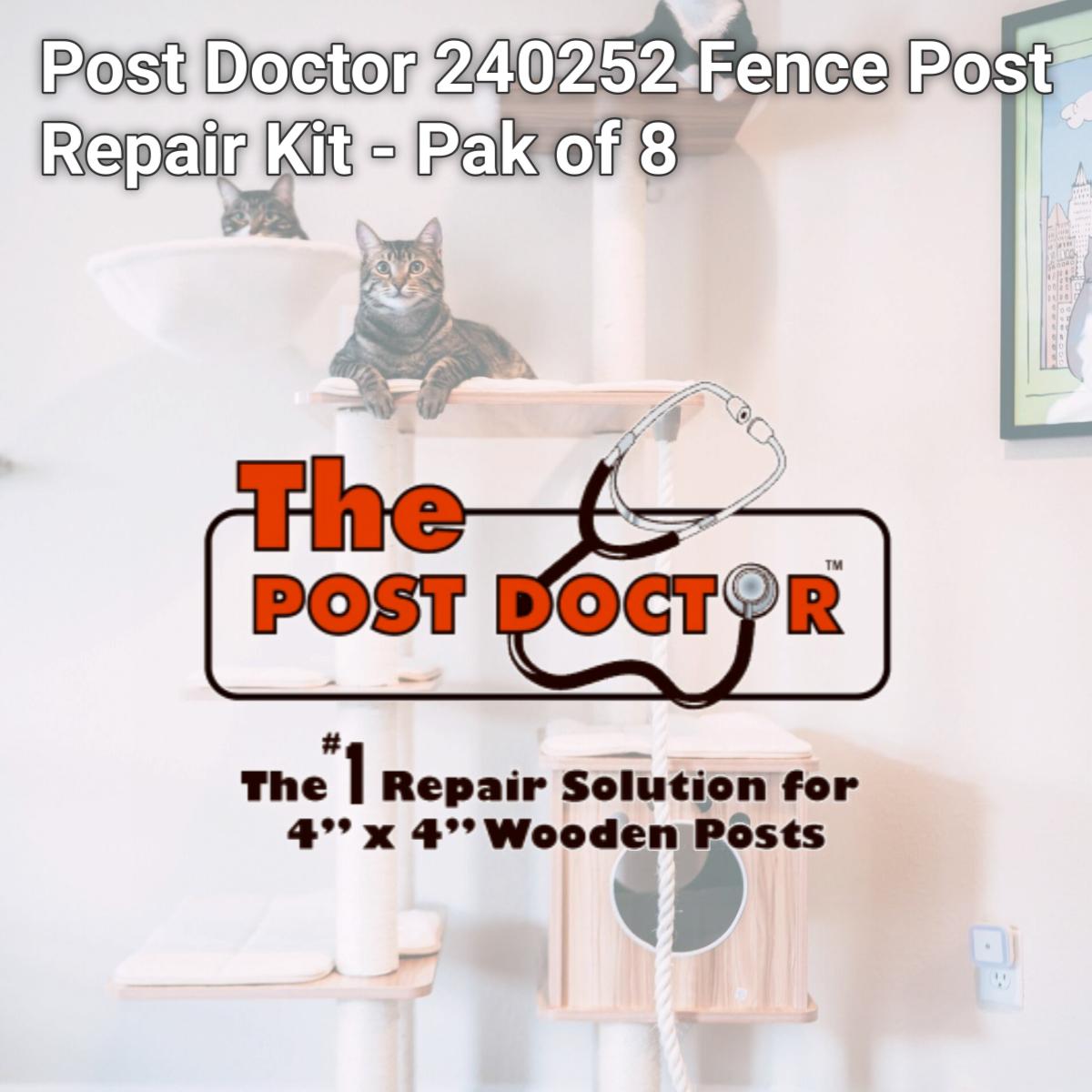 Picture of Post Doctor 240252 Fence Post Repair Kit - Pak of 8