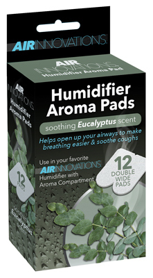 Picture of Great Innovations 239767 Air Innovations Eucalyptus Scent Humidifier White Aroma Pads