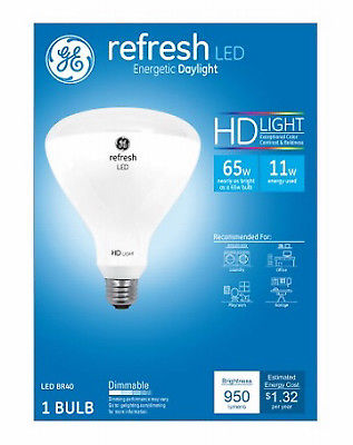 11W BR40 Shape Daylight Light Color White Bulb