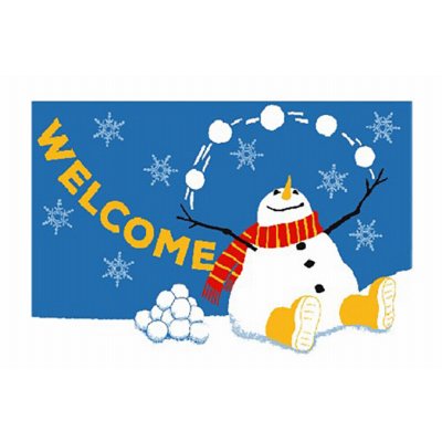 Picture of Bacova Guild 228704 18 x 28 in. Koko Snowman Mat