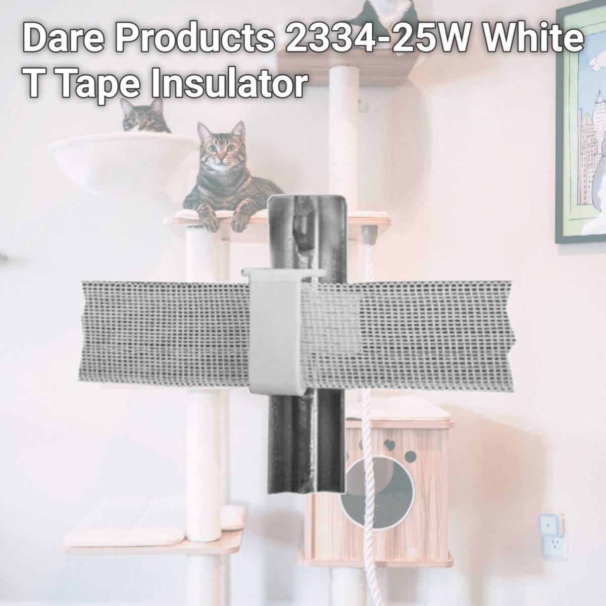 Picture of Dare Products 2334-25W White T Tape Insulator