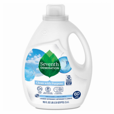 90 oz Seventh Generation Free & Clear Laundry Detergent