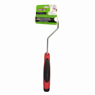232407 4 x 0.37 in. Nap, Mini Roller & Frame with Premium Handle - White Woven Roller Cover