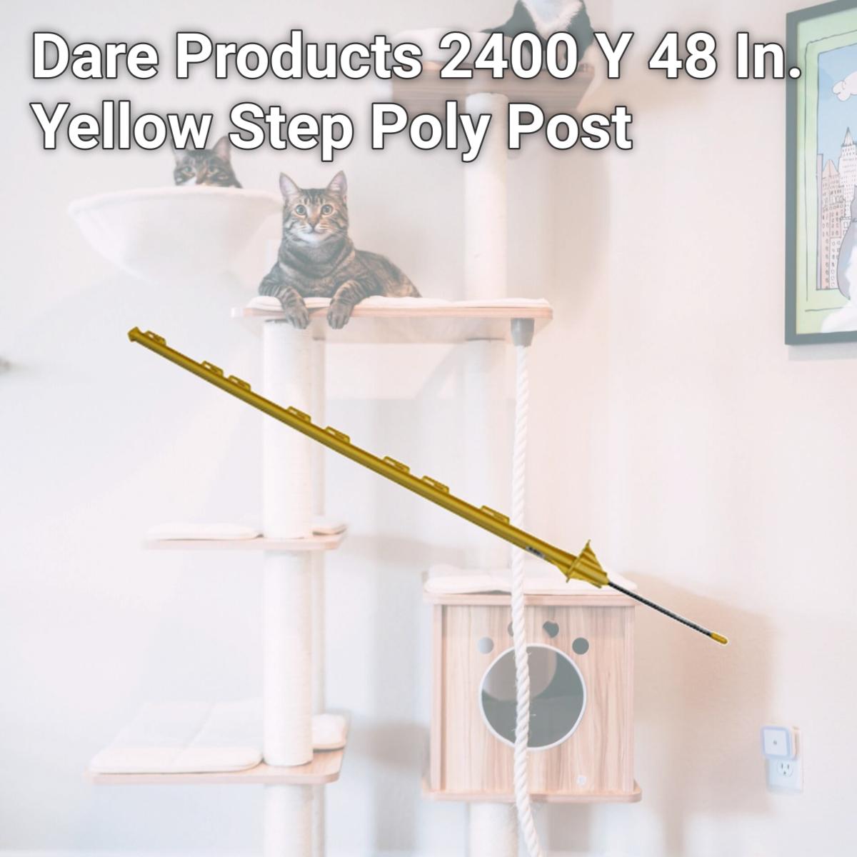 Picture of Dare Products 2400 Y 48 In. Yellow Step Poly Post