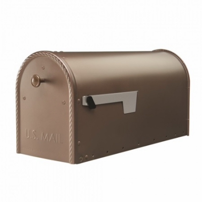 Picture of Solar Group 236680 Post Mount Mailbox - Bronze&#44; Large
